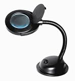 Ore International Gooseneck Magnifier Desk Lamp