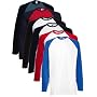 Long sleeve baseball t-shirt by Fruit of the Loom