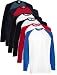 Long sleeve baseball t-shirt by Fruit of the Loom