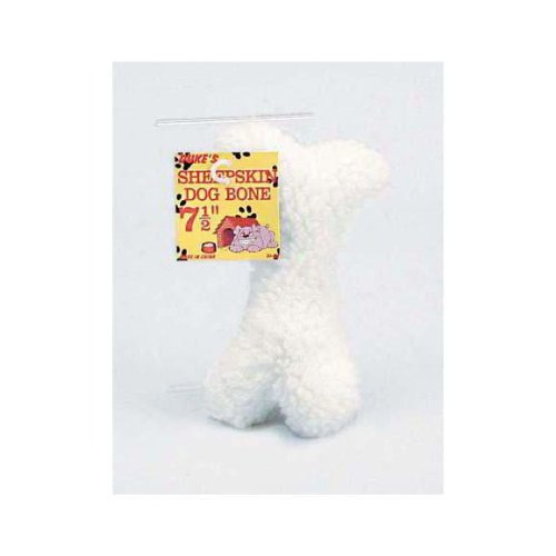 Image of 24 Faux sheepskin plush dog toy