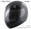 Advance HAWK Solid Black Glossy Full Face Motorcycle Helmet