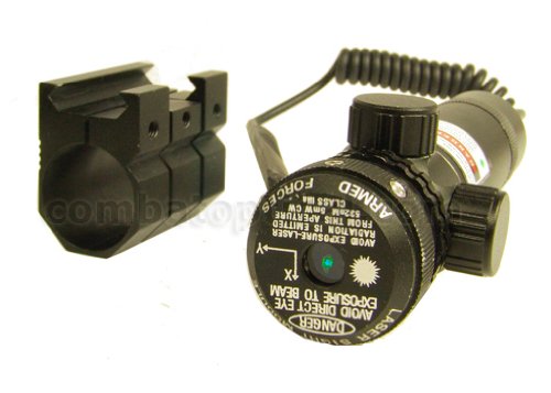 Instapark WEAVER MOUNT GREEN LASER SIGHT SYSTEM WITH PRESSURE SWITCH AND MANUAL ON/OFF SWITCH