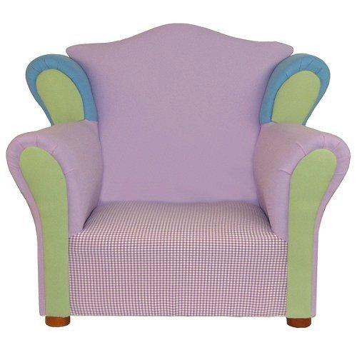Kitchen: Childrens Fantasy Furniture Princess Chair Purple/Green CP57M