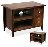 Television Stand - Antique Walnut Finish (Antique Walnut) (23.6H x 33.3W x 20D)