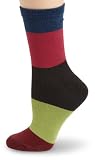 K. Bell Socks Womens Soft and Dreamy Twist Colors Crew Socks
