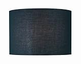 Lite Source CH1152-16BLK Black Drum Shade Only, Black Drum Shade