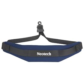 Neotech 1903002 Soft Sax Strap, Navy, Open Hook
