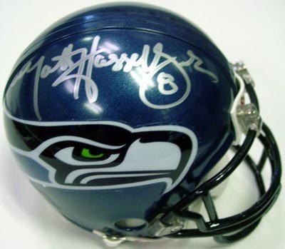 Matt Hasselbeck Autographed/Hand Signed Seattle Seahawks Mini Helmet