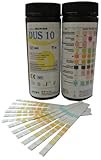 1 Tub (25 Strips) - 10 Parameter Professional/GP Urinalysis Multisticks Urine Test Stick Strips - pH / Glucose / Ketone / Liver & Kidney Infection
