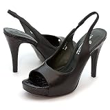 Donald J Pliner -- *Canna Black baby Calf -- Women's Shoes,Sandals,Sling Shoes