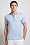 Short Sleeve Pima Cotton Polo with Fine Stripe