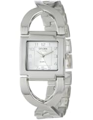 Golden Classic Womens 2269-Silver "Sunday Brunch" Classic Silver Bezel Uniquely Linked Band Watch