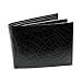 Luxury Wallets | Alligator Wallets | Men's Alligator Wallets - ALLIGATOR STYLE BLACK LEATHER BI-FOLD WALLET
