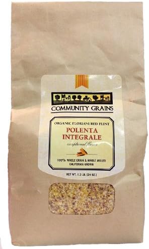Community Grains Organic Floriani Red Flint Corn Polenta Integrale 1.5lb Bag