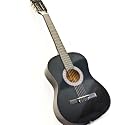 38" BLACK Acoustic Guitar Starter Package (Guitar, Gig Bag, Strap, Pick, eBook)