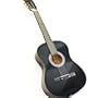 Black Acoustic Guitar with Extras Combo Kit Beginners