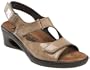 Women's Mobils CANISIA Casual Wedge Sandals TAUPE 10 M