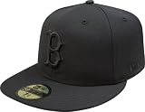 MLB Boston Red Sox Black on Black 59FIFTY Fitted Cap