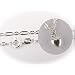 Sterling Silver Heart Charm Bracelet Nickel Free Italy 7.5 Inch