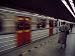 Train Gathering Speed Leaving the Platform at Mustek Station, Prague, Czech Republic Photographic Po