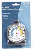 Kitchen & Housewares : Taylor 5924 Stainless Steel Freezer - Refrigerator Thermometer