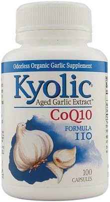 Kyolic Aged Garlic Extract CoQ10 Formula 110 - 100 Capsules