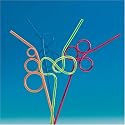 Trinkhalme Magic bunt 28 cm Länge, 2er-Pack