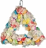 Vo-Toys Amazonia Triangular Swing of Threads 8in Bird Toy
