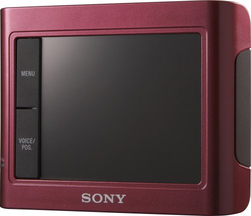 Sony NVU44 3.5-Inch Portable GPS Navigator with Text-to-Speech (Red)