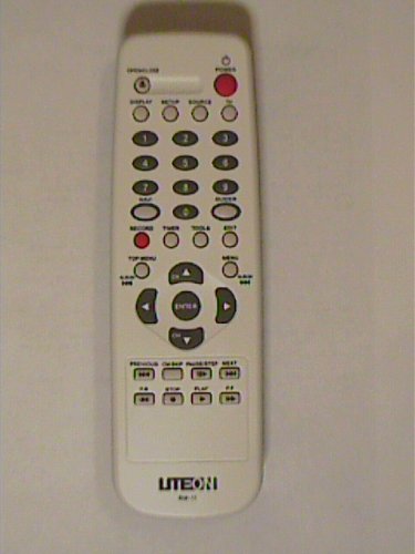 Remote control for Liteon DVD recorder LVW-1101HC, LVW-1105HC and LVW-1107HC