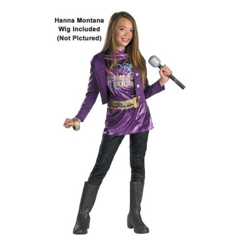 Hannah Montana Purple with Wig Kids Costume 4-6X Hannah Montana Purple with Wig Kids Costume 4-6X