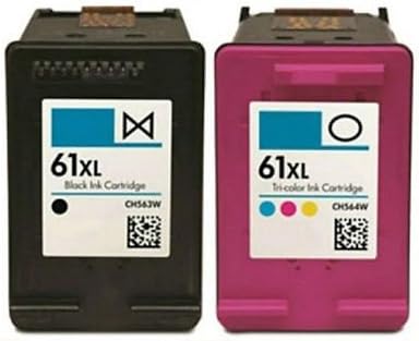 LX810 Ink Cartridges Compatible Ink Cartridge Replacement for HP 61XL ( Black,Tri Color , 2-Pack )
