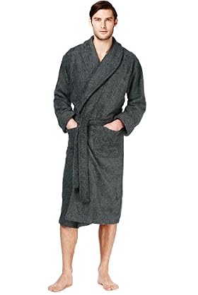 Cotton Rich Towelling Dressing Gown