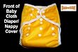 One Size Fit All- Diaper Cover PUL - YELLOW One Size Fit All- Diaper Cover PUL - YELLOW
