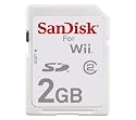 Carte M&eacute;moire SD 2 Go pour Nintendo Wii