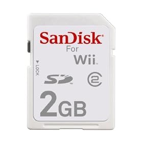 Sandisk 2GB Gaming SD Card For Nintendo Wii - Retail Pack