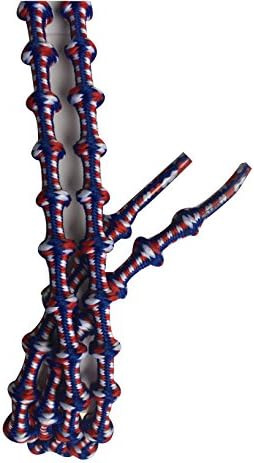 Lock Knot Elastic No Tie White and Blue Shoelaces (black and yellow)