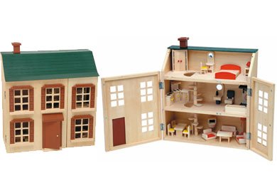 Childrens Toyshop  Toys : Victorian Wooden Doll House