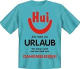 Hui Urlaub Fun T-Shirt, hellblau M