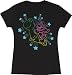 Nintendo Neon Mario and Yoshi Juniors Black Tee T-shirt