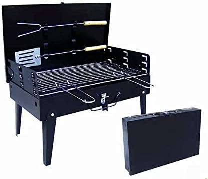 Mu Yan Ke Quick Grill Large: Original Folding Charcoal BBQ Grill