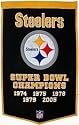 Pittsburgh Steelers 24"x36" Wool Dynasty Banner