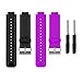 SnowCinda 2PCS Silicone Bands Replacement Watch Bands for Garmin Vivoactive