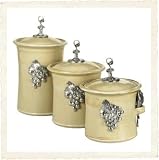 Tin Woodsman Crosby & Taylor Canister Set Butter Pecan - Vin