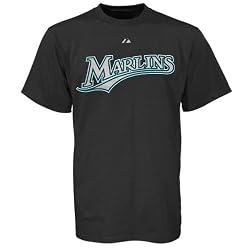 Florida Marlins Official Wordmark Short Sleeve T-Shirt
