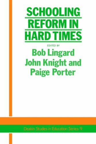 Schooling Reform In Hard Times (Critical Perspectives on Literary [I.E. Literacy] and Educat)