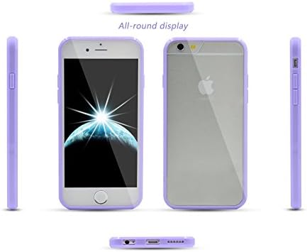 iphone 6 Case, Eyecatching 7pcs Apple iPhone 6 (4.7Inch) Ultra Fit Crystal Clear Hard Case Shock-Absorption Bumper with Anti-Scratch Clear Back for iPhone 6 (4.7Inch)(2014)