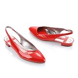 Theory - Theory Selia Red Patent Pointed Slingback