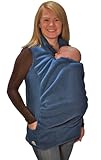 Peekaru Original Fleece Baby Carrier Cover Large - Blue