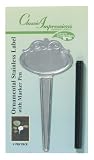 LUSTER LEAF CLASSIC IMPRESSIONS ORNAMENTAL STAINLESS STEEL GARDEN PLANT T-LABEL – 4 PACK 780